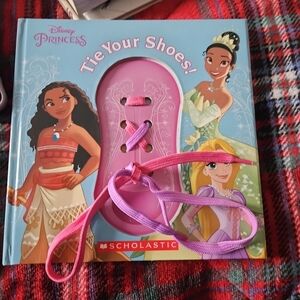 Scholastic Disney Princess Shoe-Tying Adventure Book